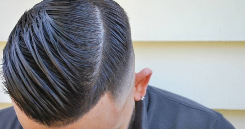 slicked back hairstyles