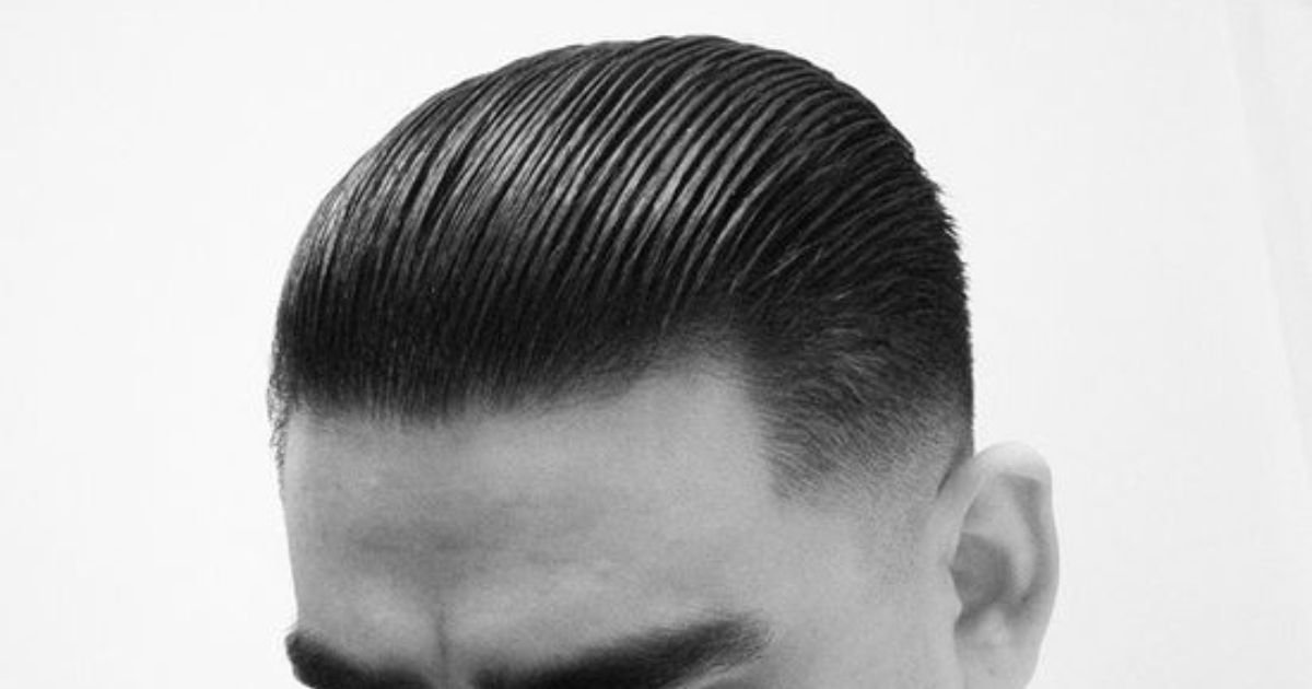 slicked back hairstyles