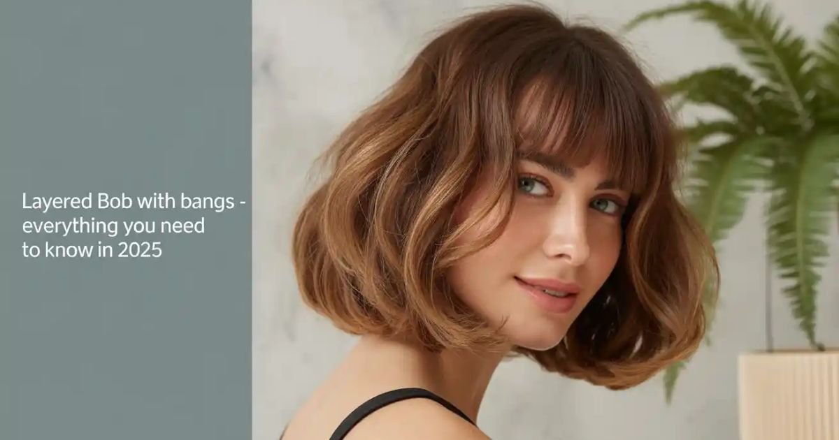 long bob curtain bangs