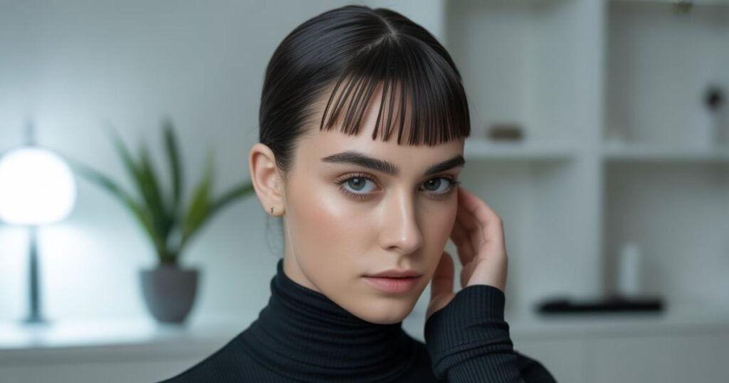 choppy bob hairstyles with bangs