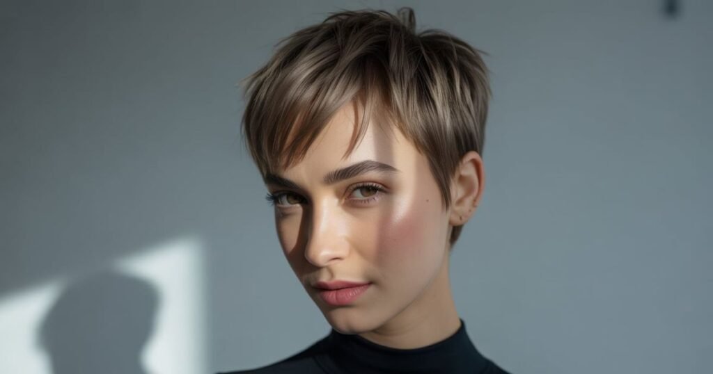 shaggy pixie cut