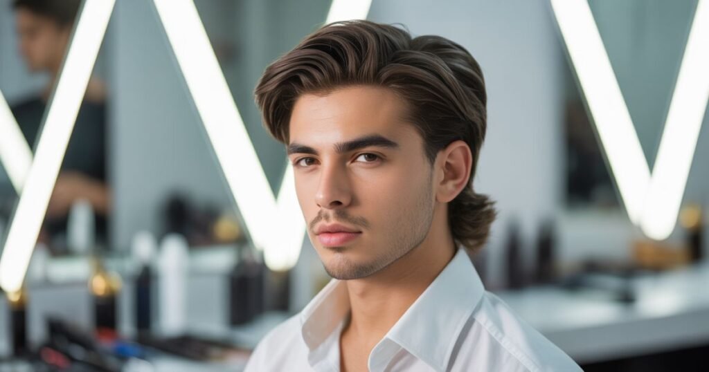 medium long hairstyles for men