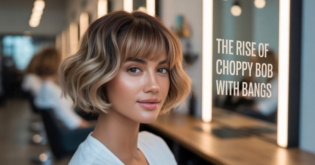 choppy bob hairstyles with bangs