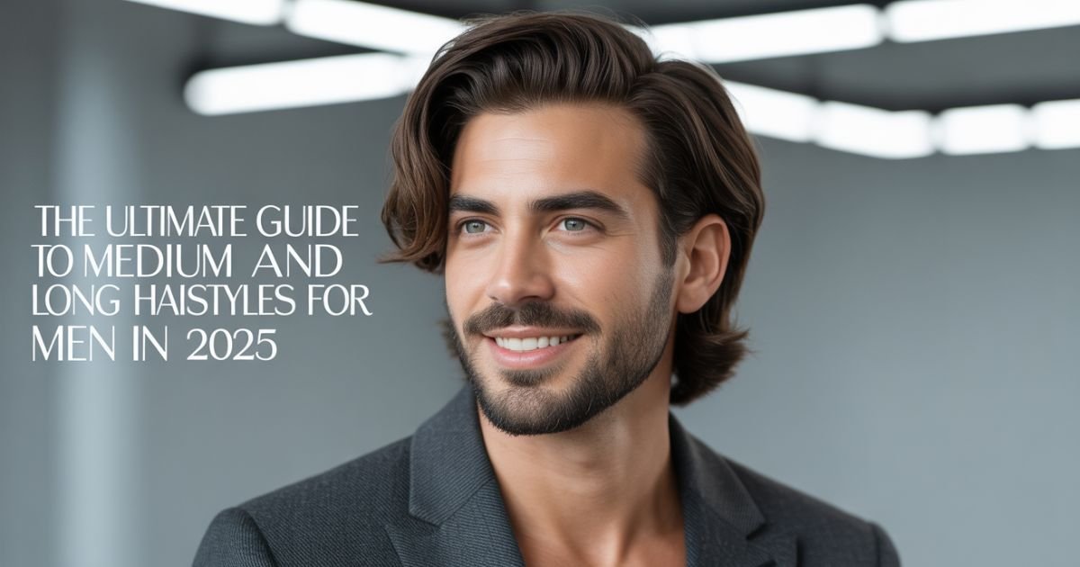 medium long hairstyles for men