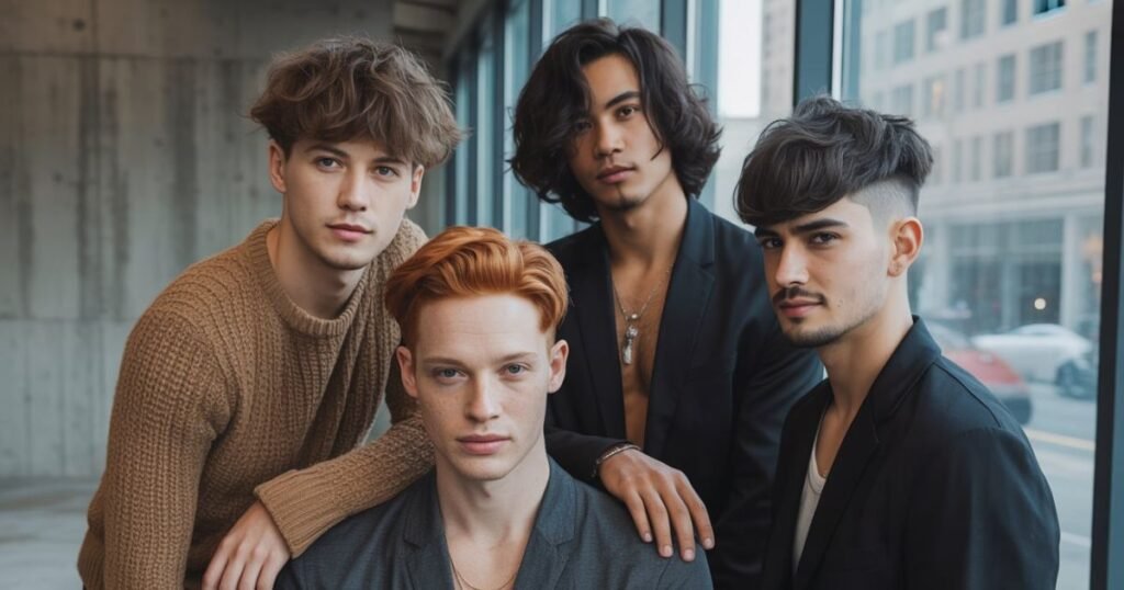 medium long hairstyles for men