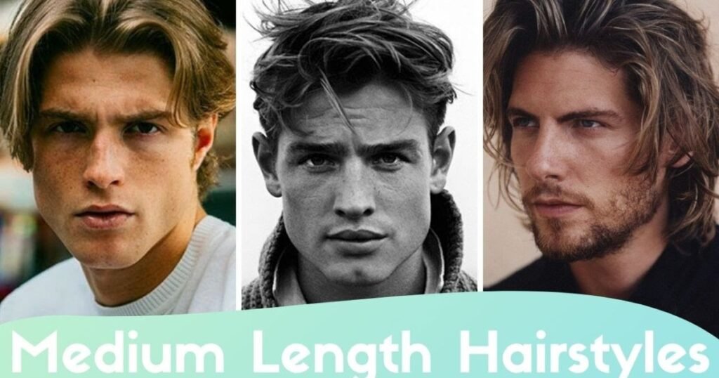 medium length hairstyles men