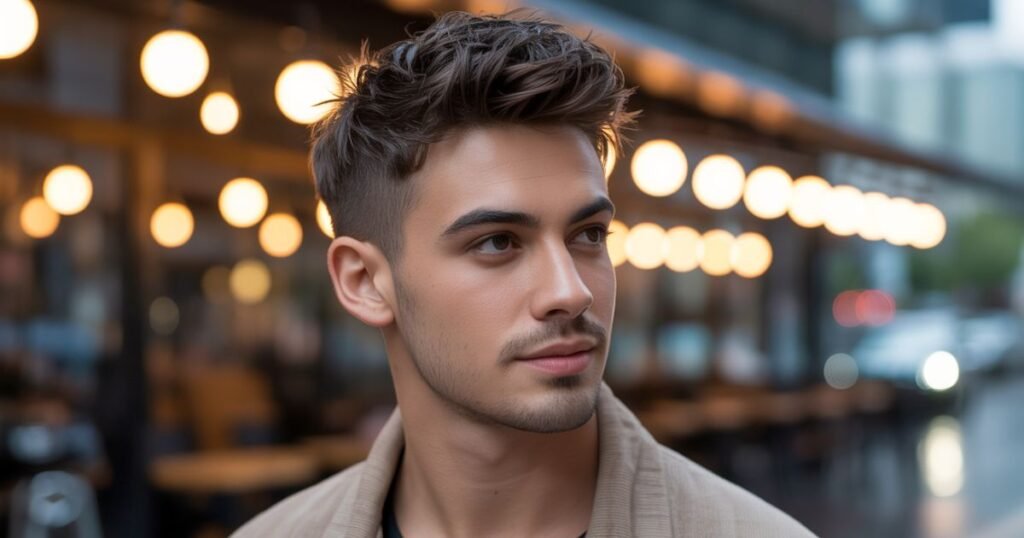 messy hairstyles men
