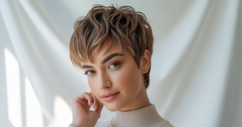 shaggy pixie cut