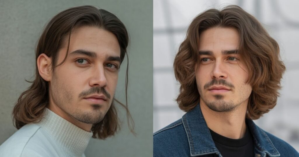 medium long hairstyles for men