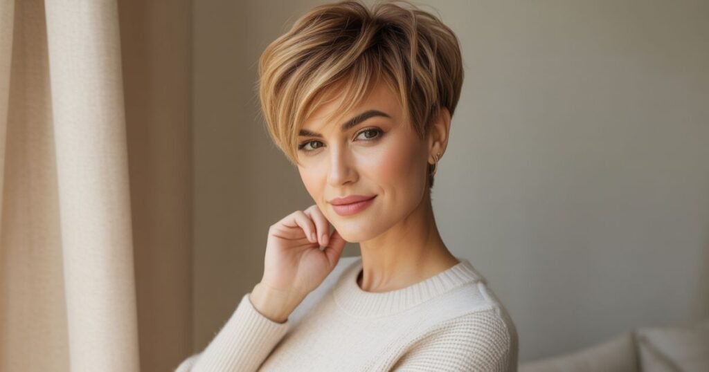 shaggy pixie cut