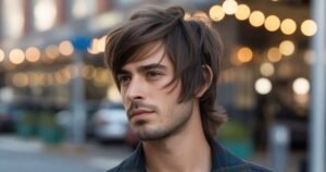 Wolf cut haircut