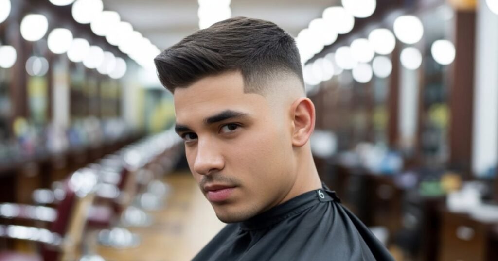 mid taper fade haircut