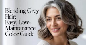 Blending grey hair