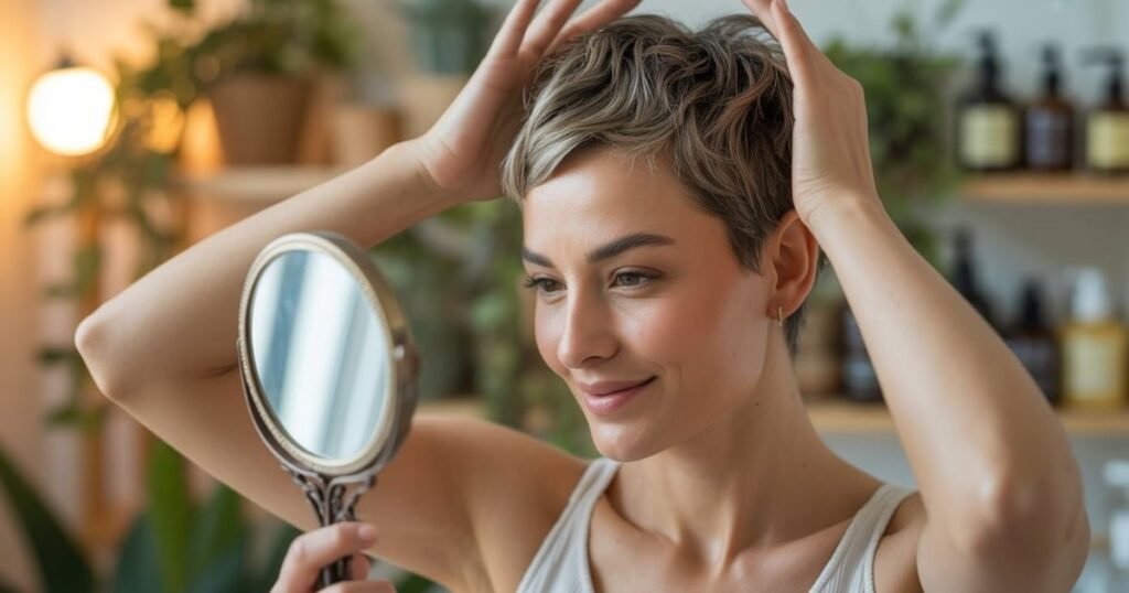 how to grow out a pixie