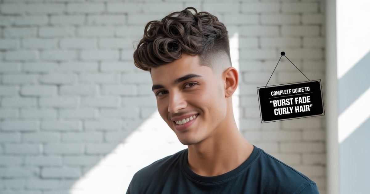 burst fade with curly hair ideas