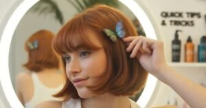 how to style a butterfly haircut