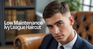 low maintenance ivy league haircut