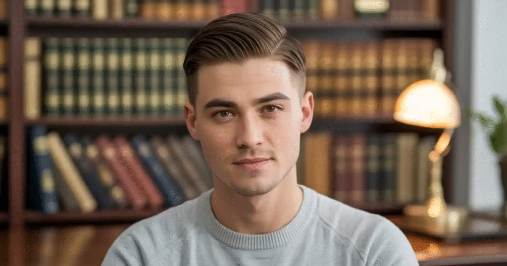 low maintenance ivy league haircut