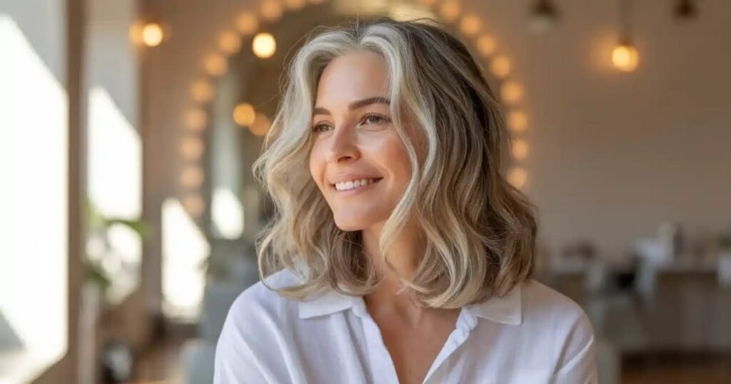 Blending grey hair