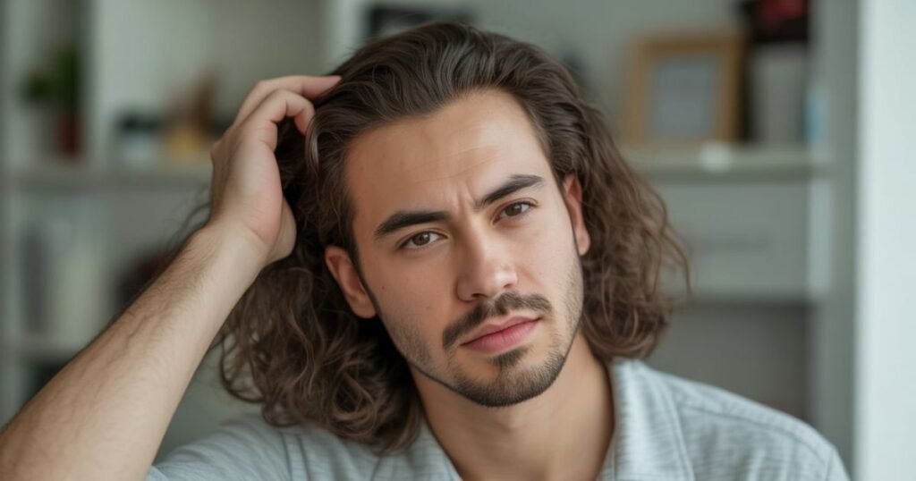 how to grow out your hair men