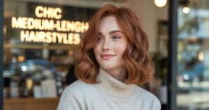 Chic Medium-Length Hairstyles