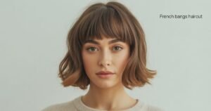 french bangs haircut