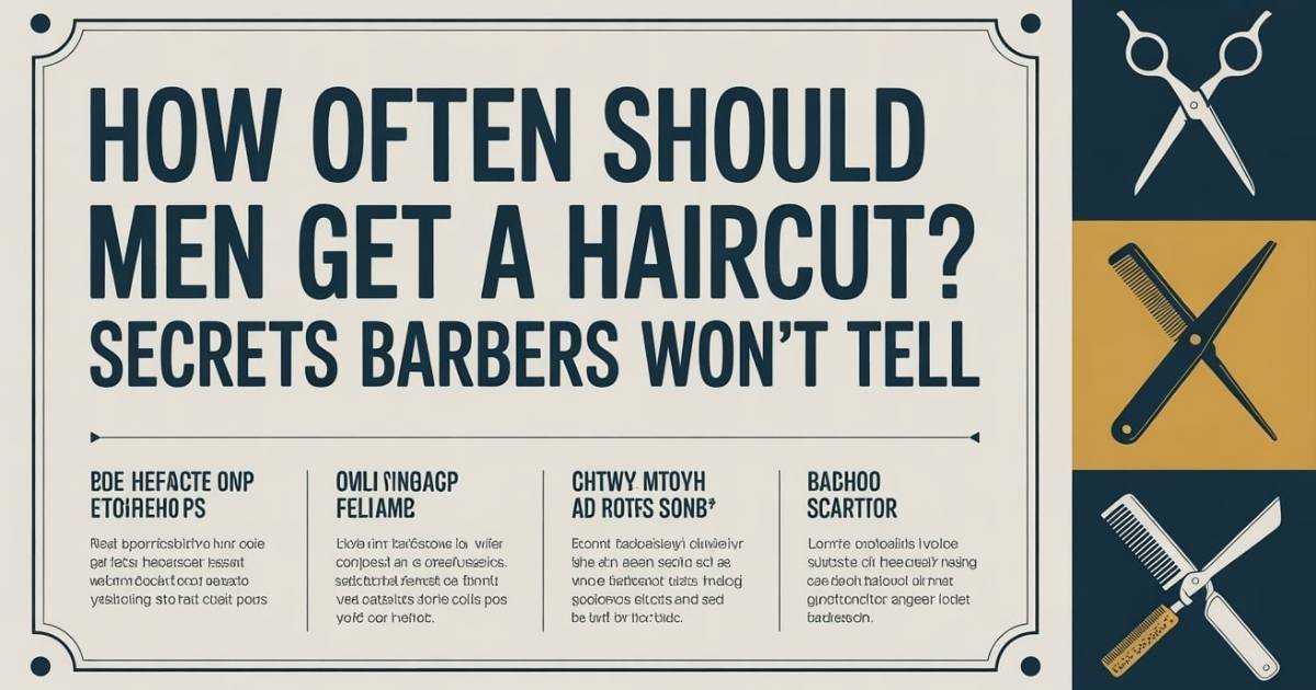 how often should men get a haircut