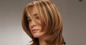 ladies haircut for round face