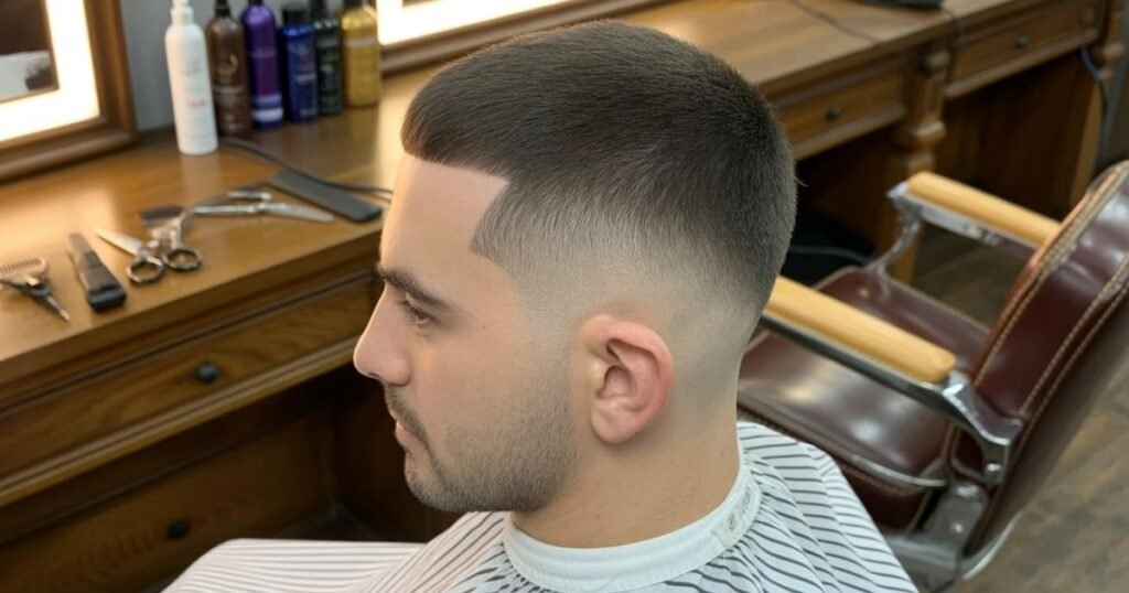 mid fade haircut