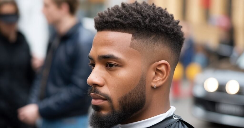 fade high top haircut