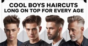 boys haircuts long on top