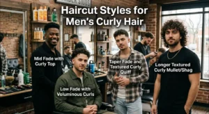 Haircut Styles for Men's Curly Hair