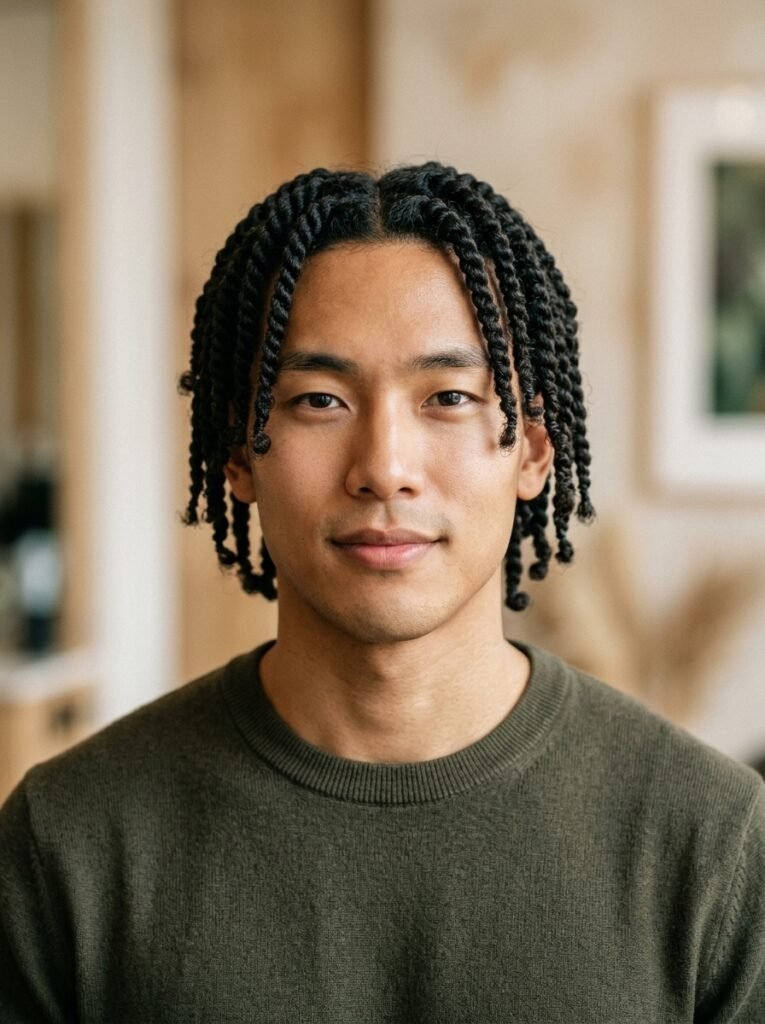  Medium 2 Strand Twists: