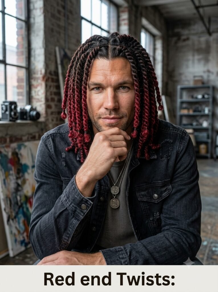 Red end twists