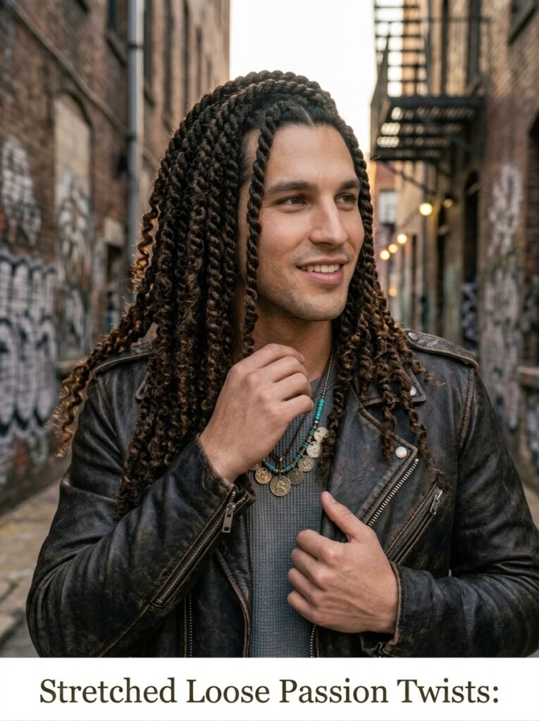 Stretched Loose Passion Twists