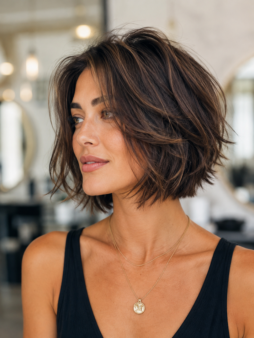 layered bob haircut